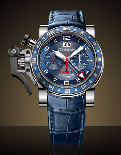 Graham London Chronofighter Oversize GMT Steel - 2OVGS.U06B Men Copy Watch